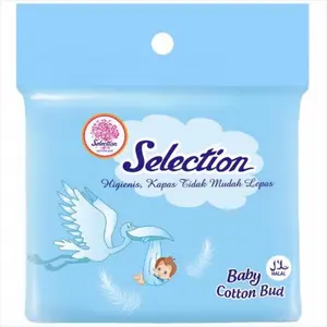Selection BABY / ADULT Cotton Bud isi 100 - Cotton Buds Bayi / Dewasa