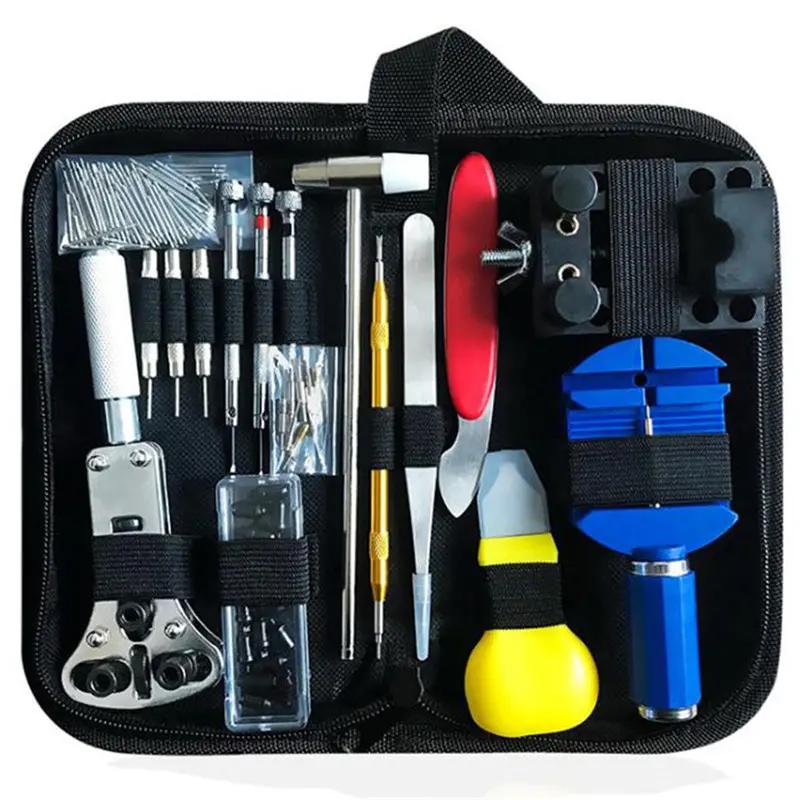 147pcs sửa chữa đồng hồ bộ dụng cụ mùa xuân liên kết mở thợ đồng hồ loại bỏ…