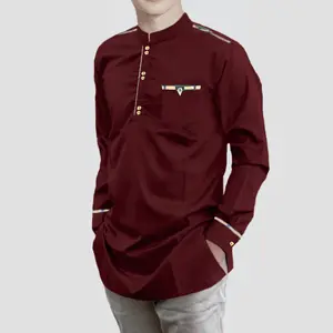 Baju Koko Pria Muslim RAJA TOJIRO Toyobo Katun Premium Lengan Panjang Size M -2XL / 23554