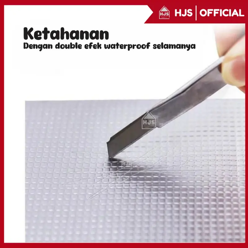 [HJS] Lakban Anti Bocor 3M 5M 1OM Aluminium Foil Waterproof Tape Tahan Air Dan Suhu Tinggi 5