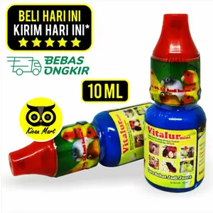 VITAMIN OBAT TERNAK BREEDING BURUNG VITALUR MINI DR. EDHI 10ML VVIMIK