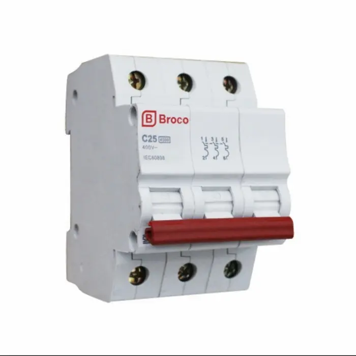 BROCO MCB 6A, 10A, 16A, 20A, 25A, 32A,40A - 3 PHASE