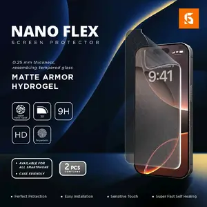 GSOL Nano Flex Matte Armor [WAJIB TULIS TIPE HP DI CATATAN] Screen Protector semua tipe Handphone anti gores hydrogel - BUKAN TEMPERED GLASS Buy 1 Get 1 dapat 2 pcs anti gores Layar