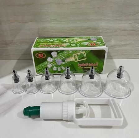 ALAT BEKAM KOP ANGIN 6 PCS (PULL OUT AVACUUM APPARATUS)/KOP ANGIN ISI 6