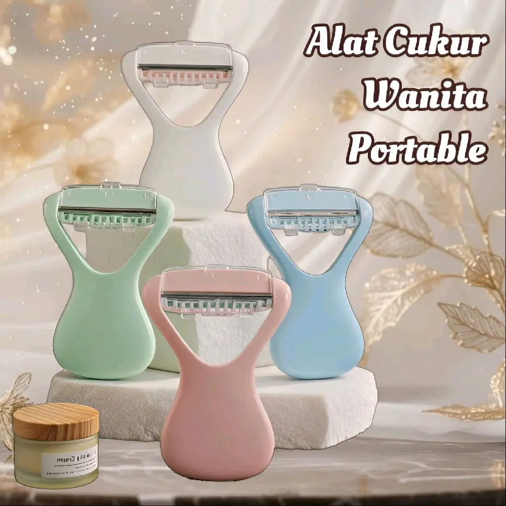 Alat Cukur Bikini Alat Cukur Wanita Alat Cukur Pribadi Pisau Cukur Penghilang Rambut Manual Mini •TPL•