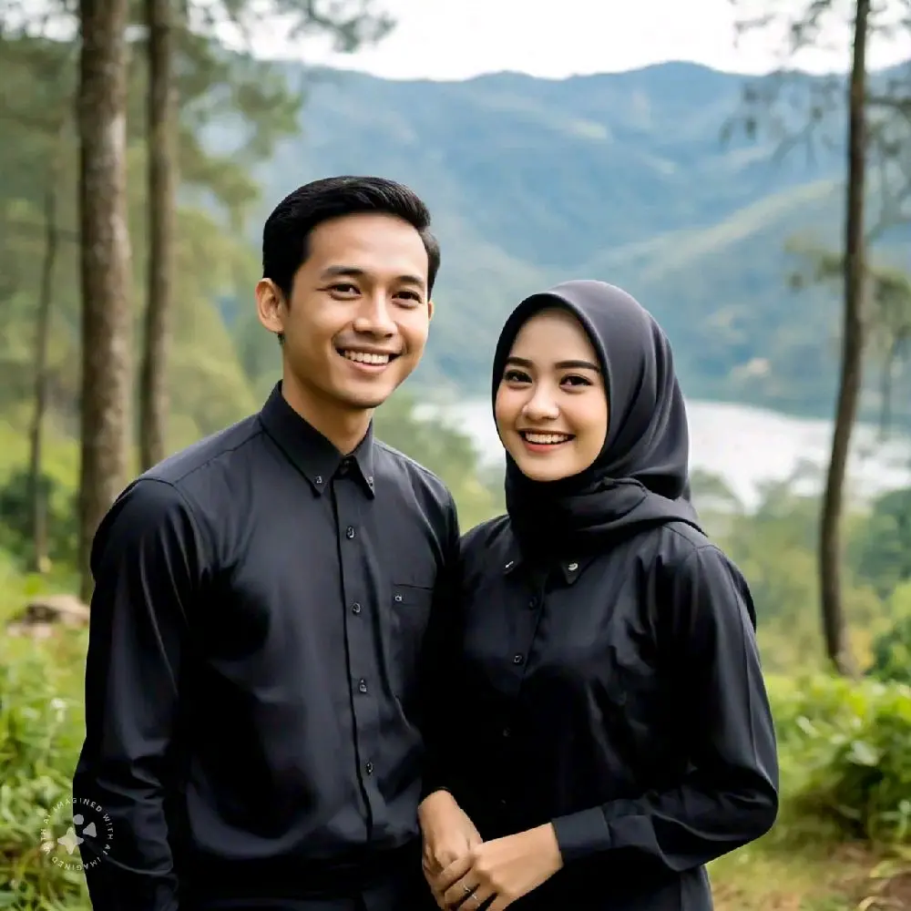 kemeja polos panjang pria wanita couple an ( isi 2 pcs ) Baju Polos Katun Polos couple Pasangan