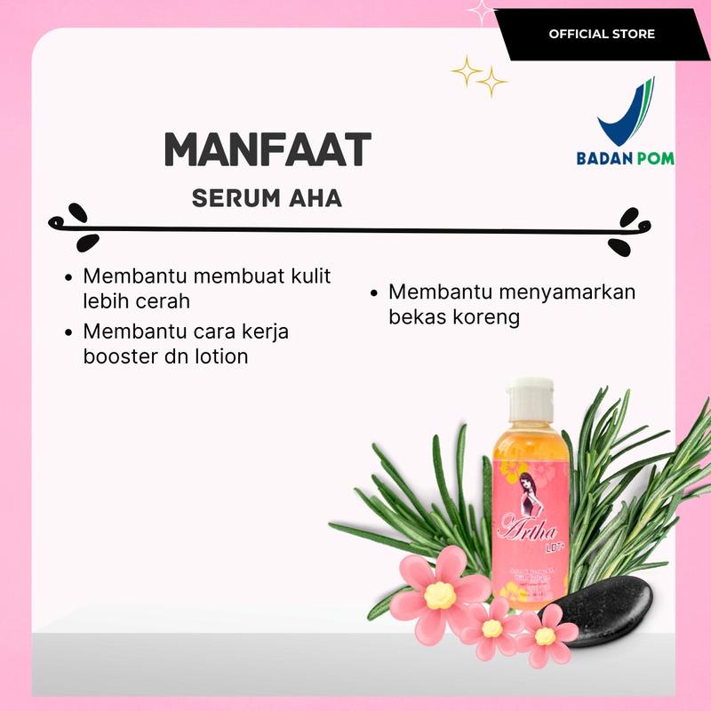 [ARTHA LDT] BUY BLEACHING + AHA BODY SERUM [BRIGHTENING WITH GLUTATHIONE & COLLAGEN]  Lightening Wanita 5