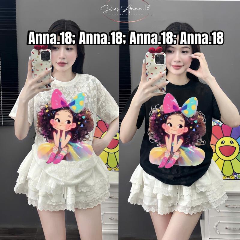 ÁO REN HOA FORM VỪA < 56KG ( ÁO REN _ CÔ GÁI CẦU VỒNG ) CHẤT REN