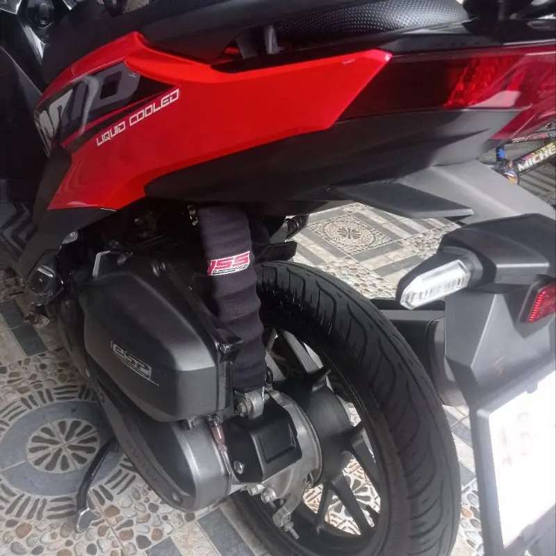 Sarung Shockbreaker Belakang Slim Fit Cover Shock Pelindung Shock belakang sepeda Motor Universal 7