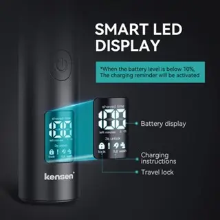 Kensen Professional Wireless 3 in 1 Hair Trimmer Shaver Clipper Mesin Cukur Potong Gunting Rechargeable Kumis Jenggot 7