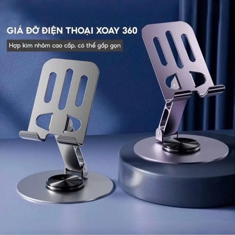 Giá Đỡ Điện Thoại, Máy Tính Bảng Kim Loại Siêu Bền Chống Trượt Xoay 360 88522