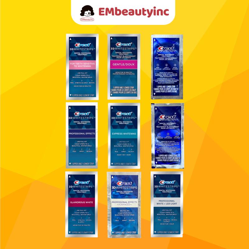 Miếng dán trắng răng Crest 3D Whitestrips