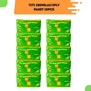 ( PROMO TISU BARU ) Tissue facial TITI 180 helai paket 10 pcs