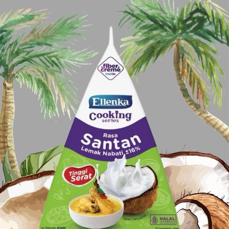 [ELLENKA] Fiber Creme Rasa Santan Non Kolesterol /Krim Nabati Rasa Santan 65ml 0