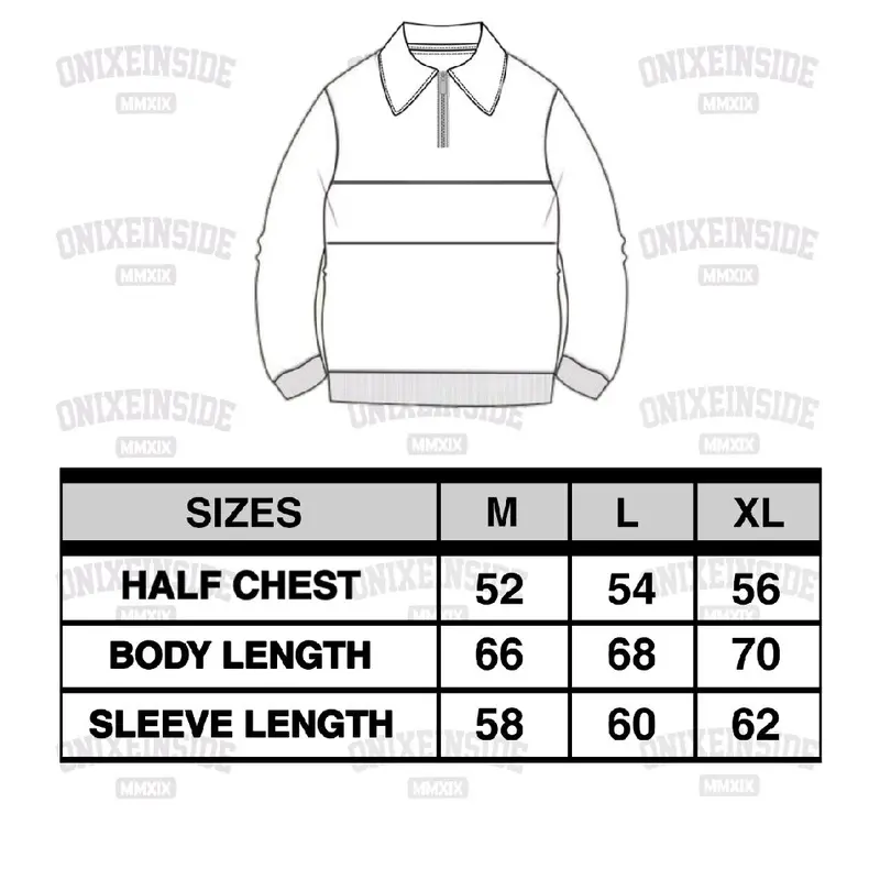 Onixe Inside Jaket Rugby Vintage Pria Wanita High Premium 8
