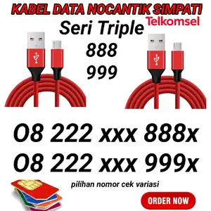 Kabel Data Micro Nocantik simpati triple 888 999