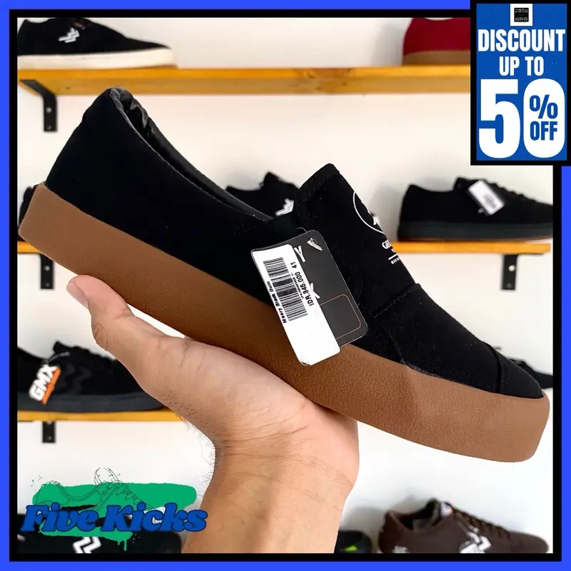 Sepatu Geoff Max Original - Meery Blck Gum | Sepatu Pria | Sepatu Wanita | Unisex 0