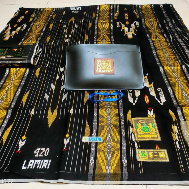 SARUNG LAMIRI SGE TERBARU FULL SONGKET MEWAH Dewasa Muslim Pria 2