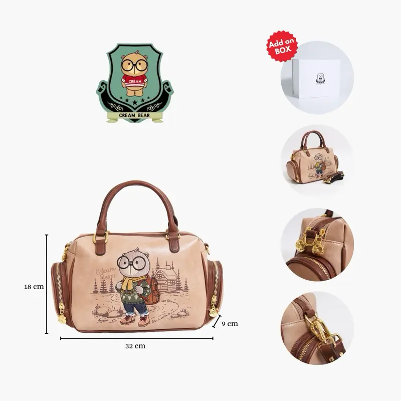 Sammao Creambear Tas Selempang Tas Tenteng kulit wanita original C12761 - C13241 - C13361 - C13431 8