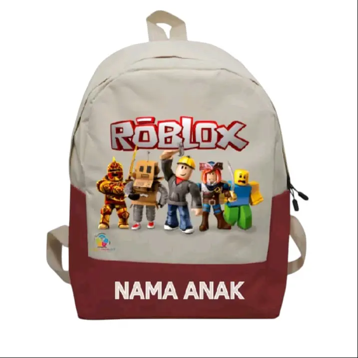 Tas Ransel Backpack anak karakter Roblox- anak sekolah TK  SD Rekomended banget termurah dan (free Nama )