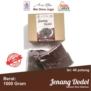Jenang dodol hitam Mer store 1kg asli jogja Manis Food
