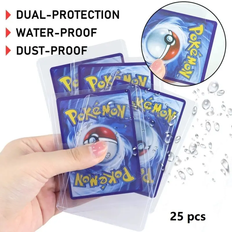 -25 toploader mỗi gói hoàn hảo cho tất cả các thẻ giao dịch kích thước tiêu chuẩn. 1