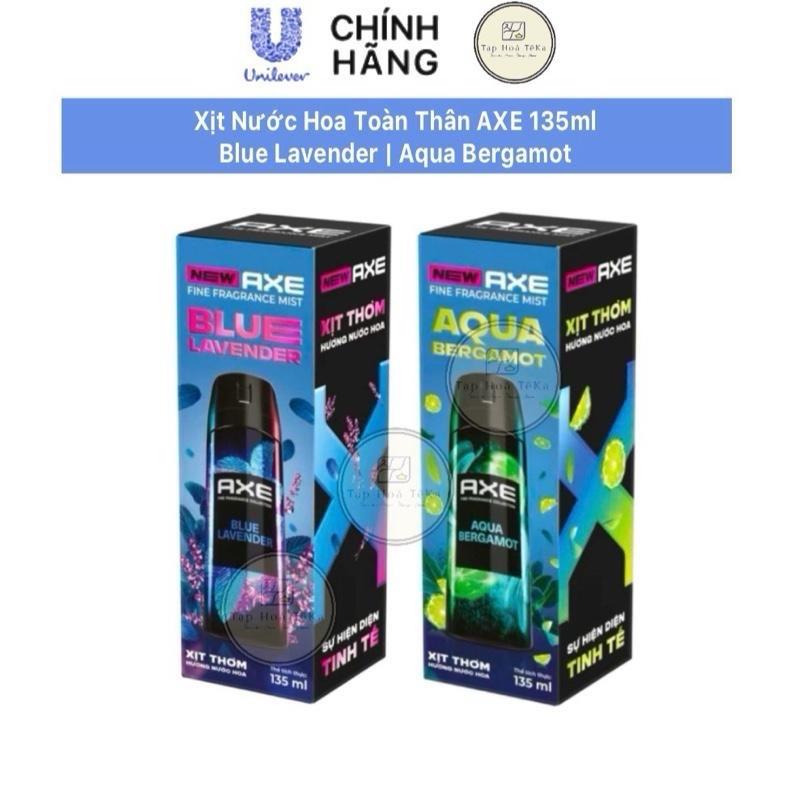  Xịt Nước Hoa Toàn Thân AXE Cho Nam 135ML Blue Lavender | Aqua Bergamot   1  