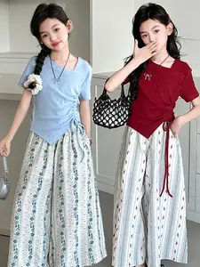 NISAGIRL-SETELAN HELEN ANAK PEREMPUAN USIA 4-15 TAHUN BAJU BAHAN COTTON NEW COLETION MODEL BAJU SERUT