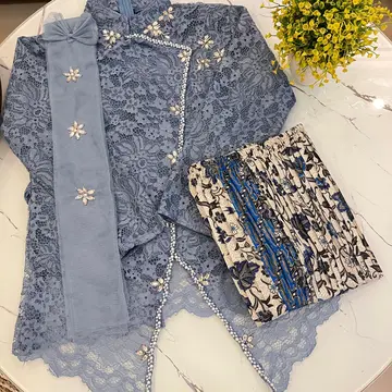 TERLARIS SETELAN KEBAYA ANAK FREE SELENDANG KEBAYA ANAK LUCU MURAH/Kebaya Anak Umur 4 Sampai 12 Tahun/Kebaya Wisuda anak/kebaya brukat anak