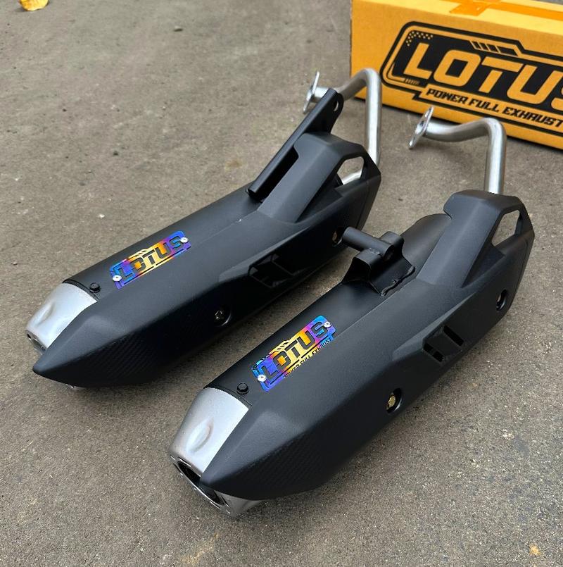 Product Introduction of Knalpot Standar racing LOTUS ORIGINAL PNP. Beat, Vario, nmax, Pcx, Aerox, Fazzio, Lexi sudah full tinggal pasang Bulat Motor Motorcycle 3