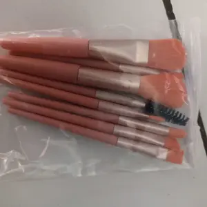 Brush Makeup 8 Pcs/Set Brush Makeup Set Bibir Alis Sisir Eyeshadow Powder Foundation Kuas Kosmetik Eyebrow