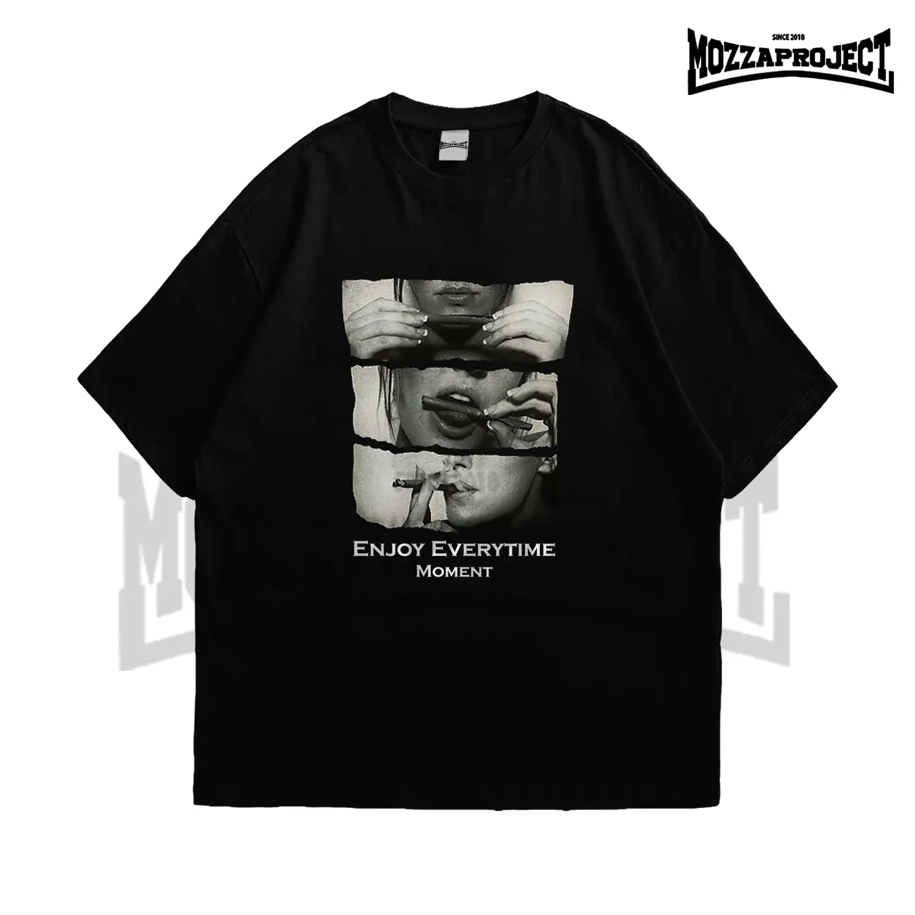 Mozzaproject Tshirt Oversized Enjoy Moment