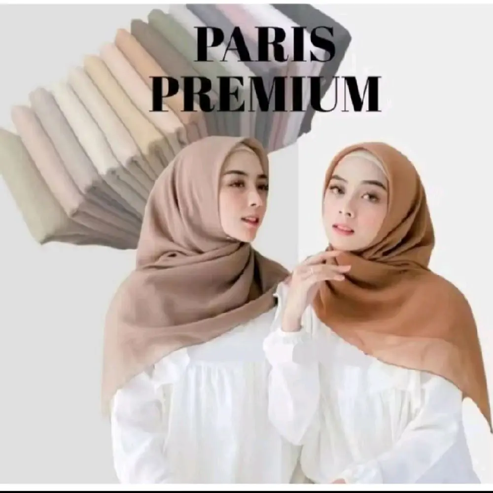 PARIS PREMIUM PLAIN SQUARE BY DHEMODE HIJAB