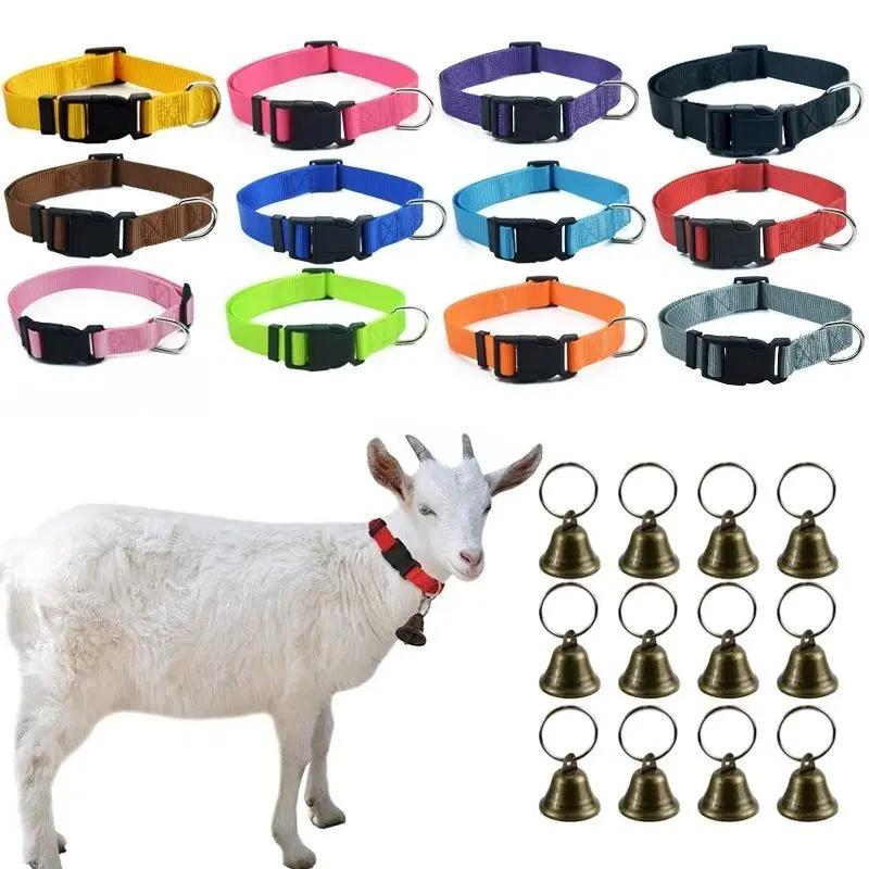 Dê Cừu Vật Nuôi Cổ Áo Có Thể Điều Chỉnh Nylon 1 Mảnh Bền Và Linh Hoạt Chăn Nuôi…