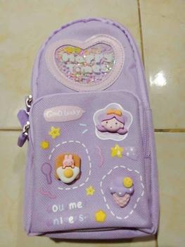 Product Review of PENCIL CASE HIASAN GLITTER KARAKTER 3D MODEL TAS LUCU KOREA KAPASITAS BESAR Stationery from l**a 0