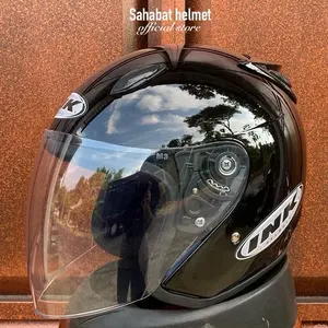 Helm Centro INK | Helm Halfface Merk SKS | Free Sticker Busa Tebal