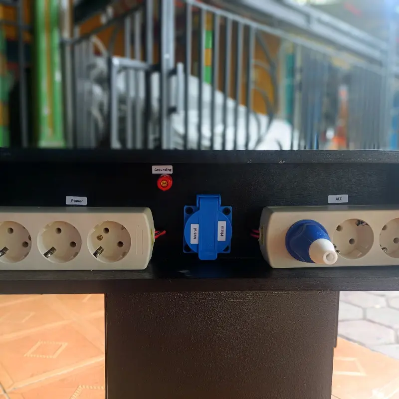 Panel listrik digital volt, amper, hz pisah 3