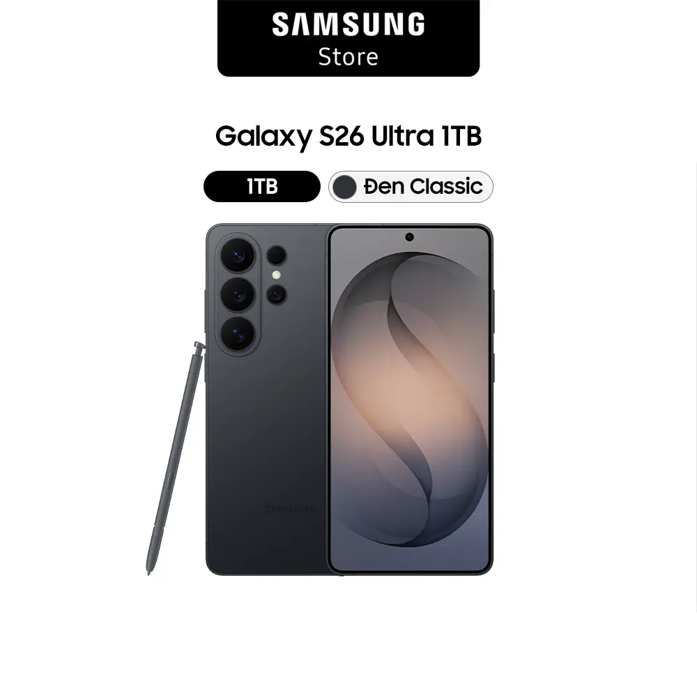 [New Launch] Điện thoại Samsung Galaxy S26 Ultra 1TB - Hàng chính hãng - Giao hàng từ 25/03 | BigBuy360 - bigbuy360.vn