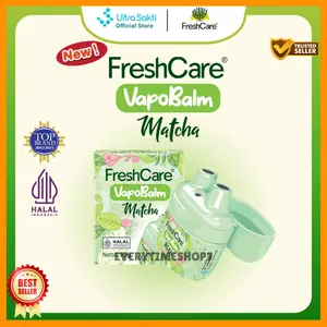 FreshCare VapoBalm Matcha 2in1 - Balsem & Inhaler Aroma Matcha Praktis Best Seller Halal Indonesia