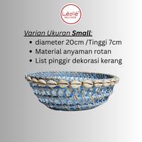 Gambar Piring bulat Anyaman Rotan Handmade Bali Dekorasi Meja Piring Rotan Natural Boho Rustic Pajangan Rumah Kerajinan Tangan Bali Rattan Plate Multifungsi Tempat Buah Snack Organizer Meja Dekorasi Cafe Villa Ruang Tamu - SMALL dari Leolle Bali Kota Denpasar 3 Tokopedia