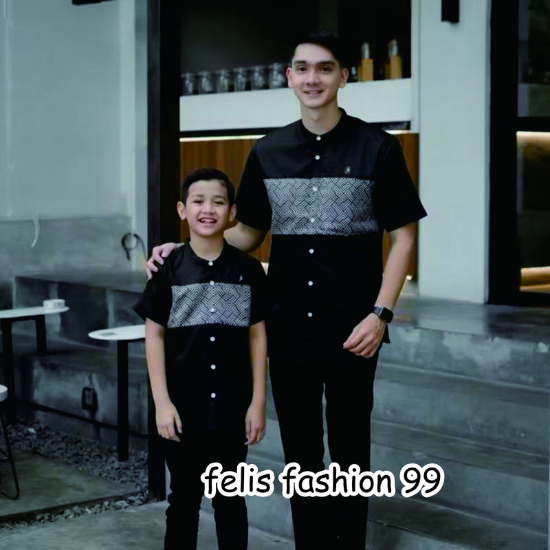 BAJU KOKO COUPLE AYAH DAN ANAK LAKI-LAKI KEMKO KOKO AYAH DAN ANAK FELIS FASHION 99 2