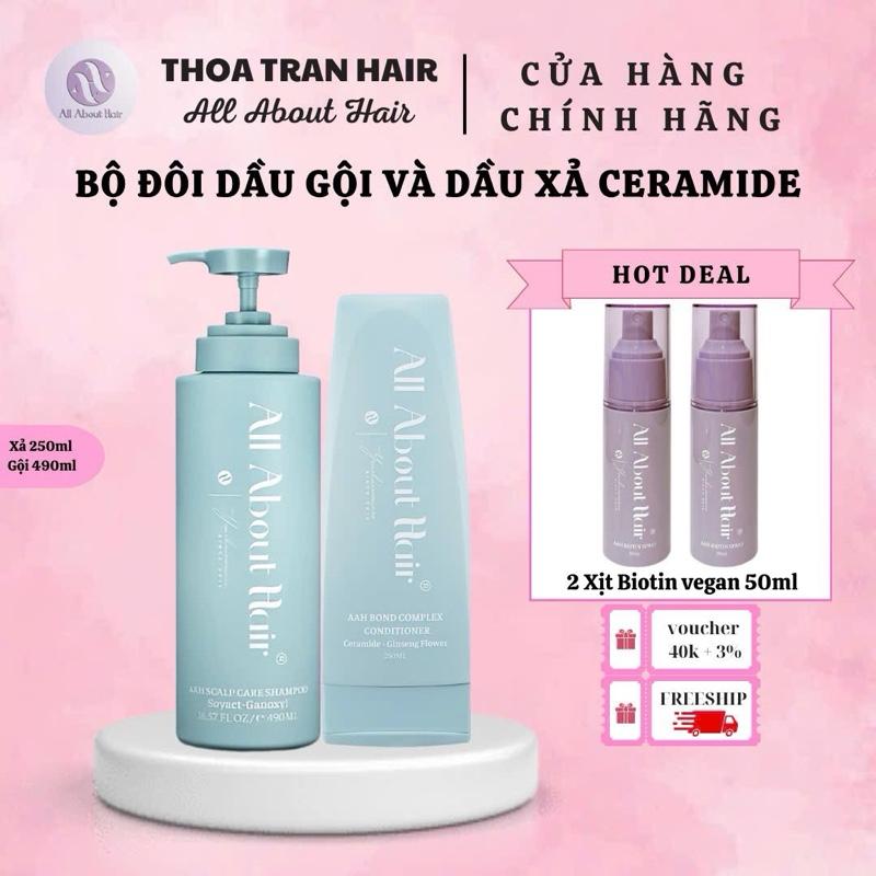 ( TẶNG 2 XỊT BIOTIN 50ML ) BỘ ĐÔI DẦU GỘI VÀ DẦU XẢ HỔ TRỢ LÀM SẠCH DƯỠNG TÓC MỀM