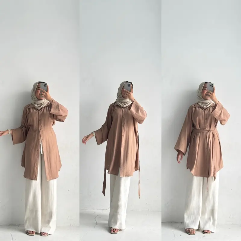 Kanaya Tunik  - Arrawear - Tunik Wanita - Outfit Kondangan - Tunik Lebaran - Baju Lebaran - Atasan Wanita 0