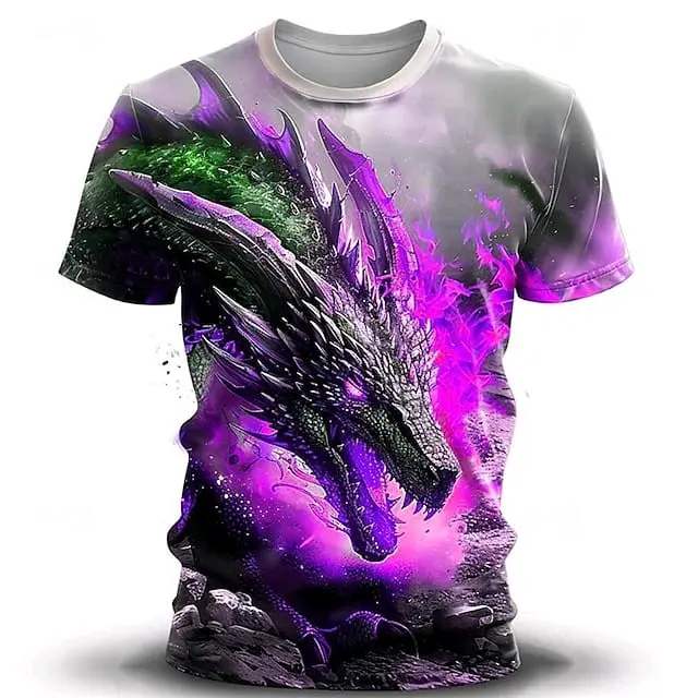 kaos 3d naga / kaos keren naga / kaos viral naga