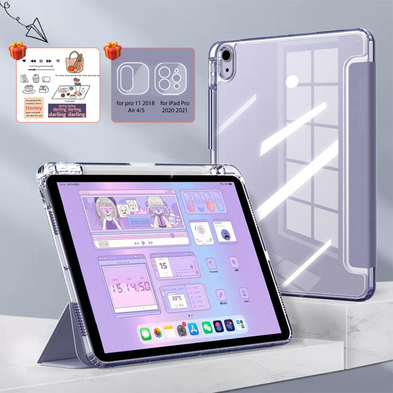 Ốp Cho iPad Tương Thích Với Các Phiên Bản Thứ 11 Air Thế Hệ Thứ 6 11 Inch M3 2025 Air4 Air5 10.9 Thế Hệ Thứ 10 Air13 M3 Pro 13 11 M4 9Th 8Th 7Th Thế Hệ 10.2 Mini 7 Pro 12.9 11Th 6Th 9.7 Mini6 Ốp Nam Châm