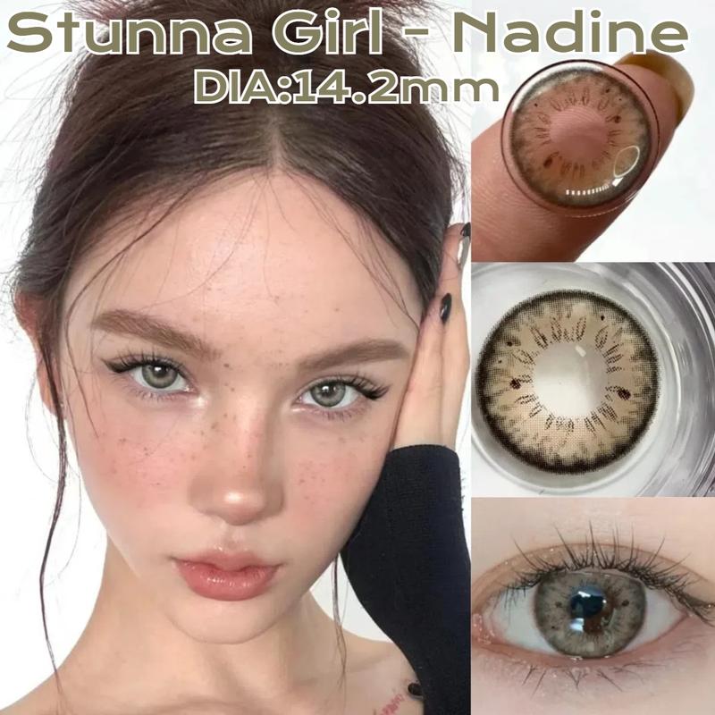 Mysticeyes Softlens - Himalaya Brown Russian Brown Olivia Sugar Normal Contact lens Soflen Lensa 0