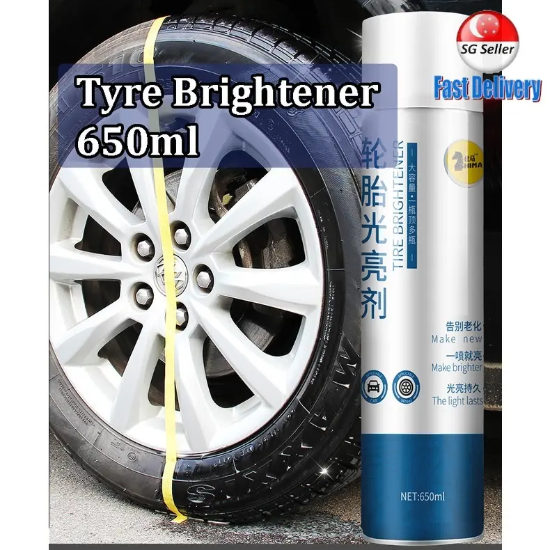 Tyre Brightener Mousse tire wheel Moisturize Foam Waterproof 650ML