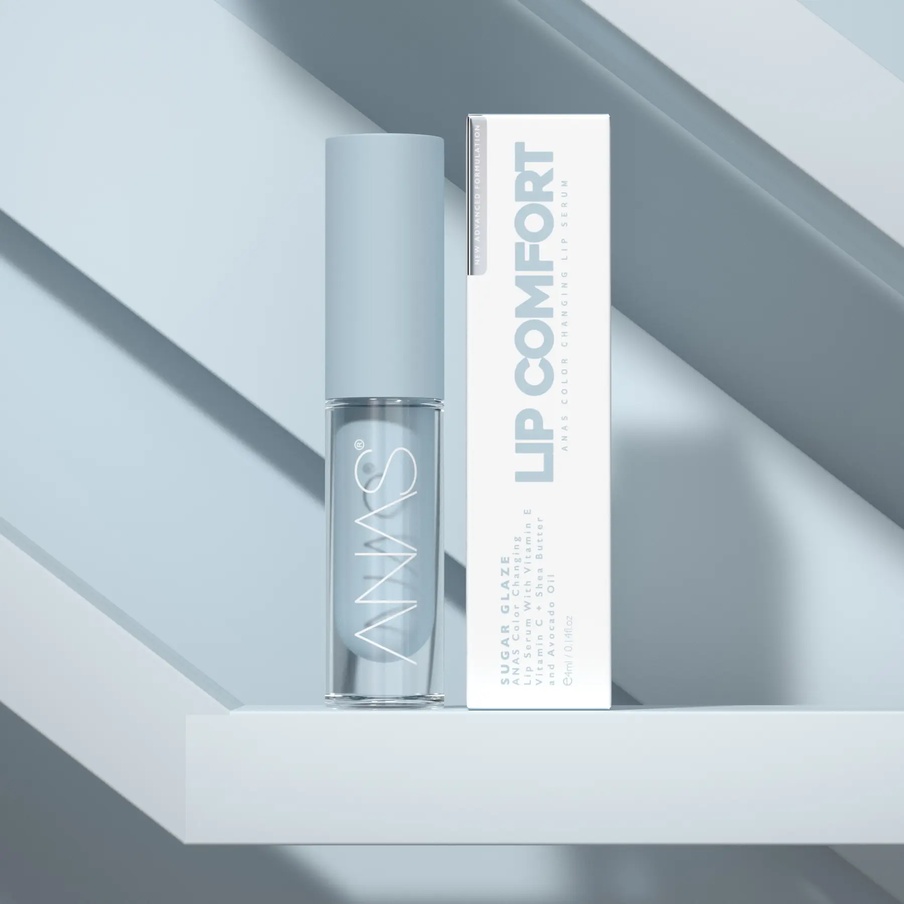 ANAS TINTED LIP COMFORT Color Changing Tinted Lip Serum with Vitamin E + Vitamin C + Almond Oil and Shea butter