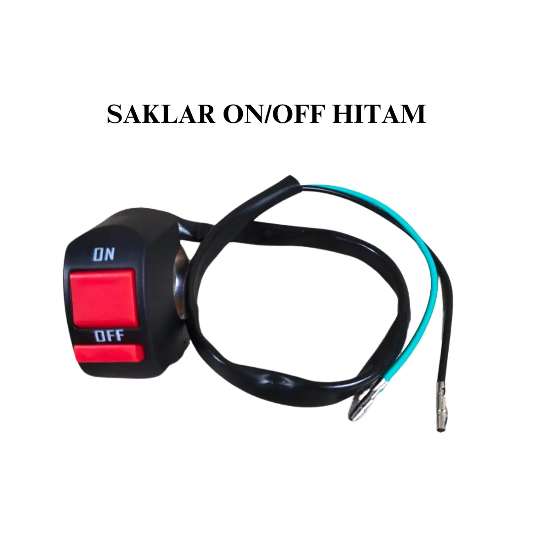 SAKLAR ON/OFF HITAM KOMPLIT
