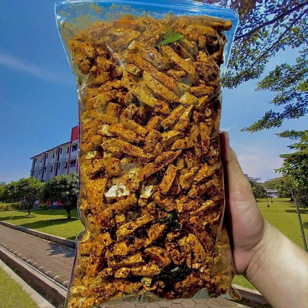Cemilan BASRENG PEDAS EXSTRA DAUN JERUK 1 KG / BASRENG VIRAL TIKTOK / BASRENG ORIGINAL / BASRENG VIRAL / BASRENG GURIH / BASRENG PEDAS 1 KG / BASRENG PEDAS 500 GRAM / BASRENG PEDAS 250 GRAM / BASRENG PEDAS 100 GRAM Kriukk snack Food Kering Makanan